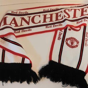 Club Scarf Red Devils Manchester United Football